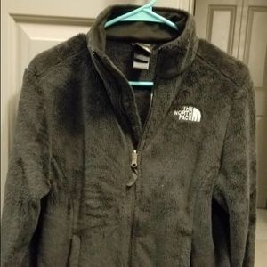 Plush black North Face Zip-up.